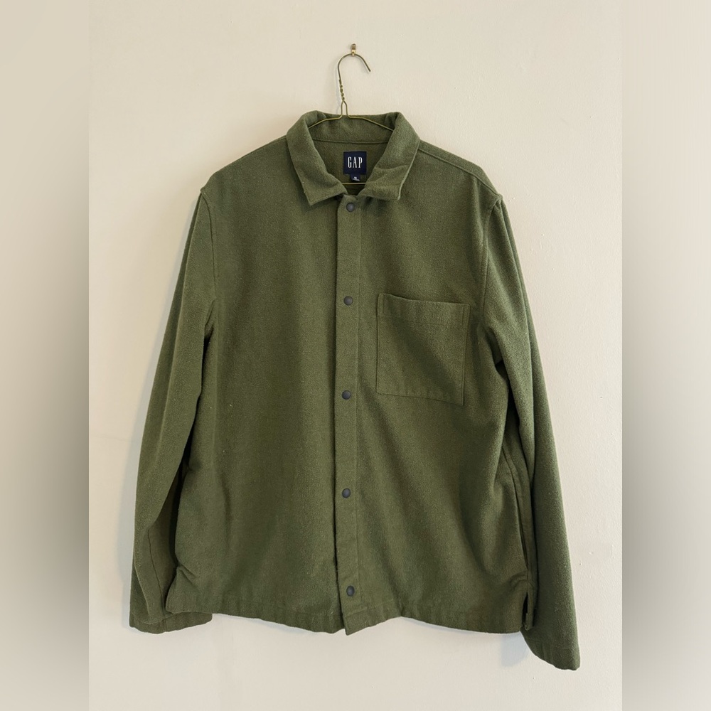Men’s M Wool Blend Snap Shirt
